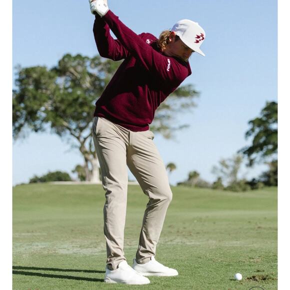 Greyson Montauk Sport Trouser Tailored Fit Performance Pants Riverstone 36x30 - Picture 10 of 11